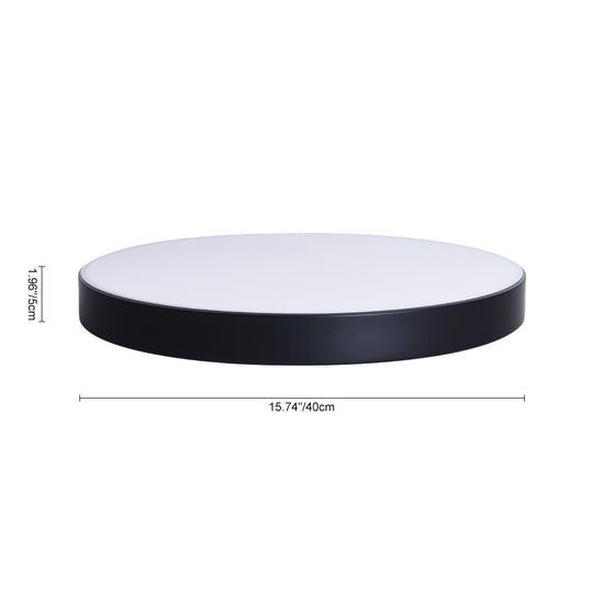 Pendantlightie-Minimalist Ultra-Thin Round Led Ceiling Light-Flush Mount-White-15.7 in (40 cm)