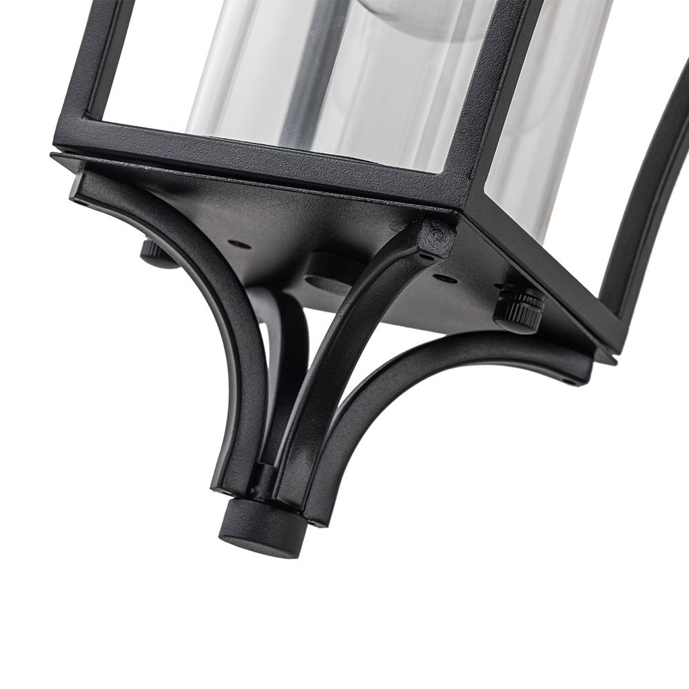 Pendantlightie-Modern 1-Light Black Light Sensor Outdoor Wall Light-Outdoor Wall Light--