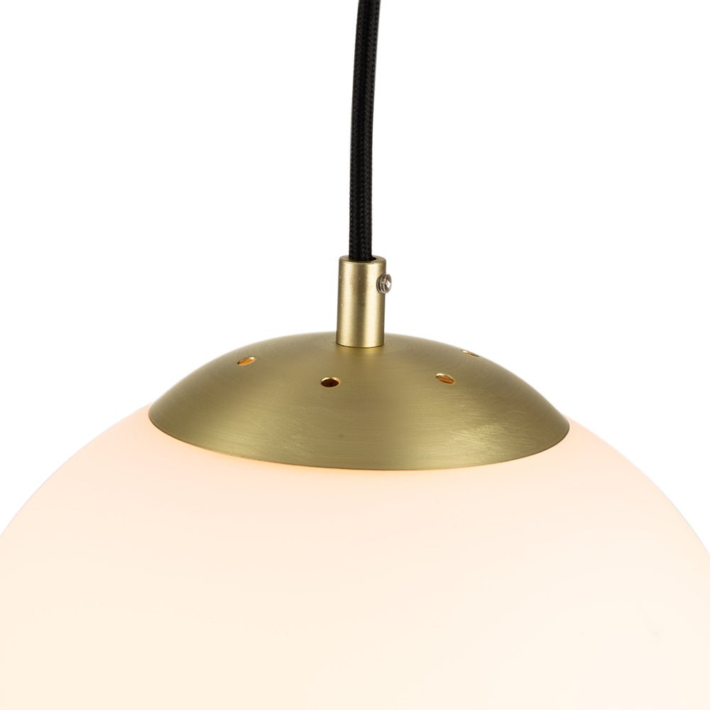 Pendantlightie-Modern 1-Light Glass Globe Pendant Light-Pendants-Opal-