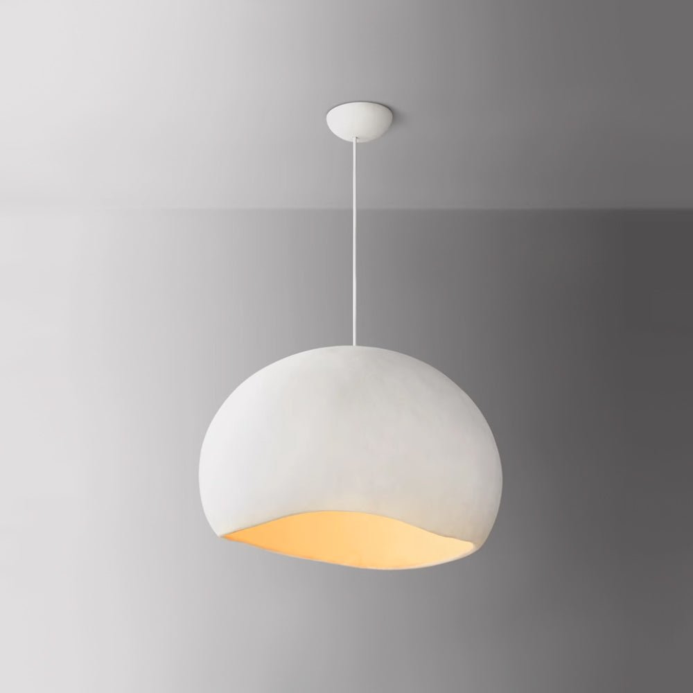 Pendantlightie-Modern 1-Light Resin Irregular Dome Pendant Light-Pendants--