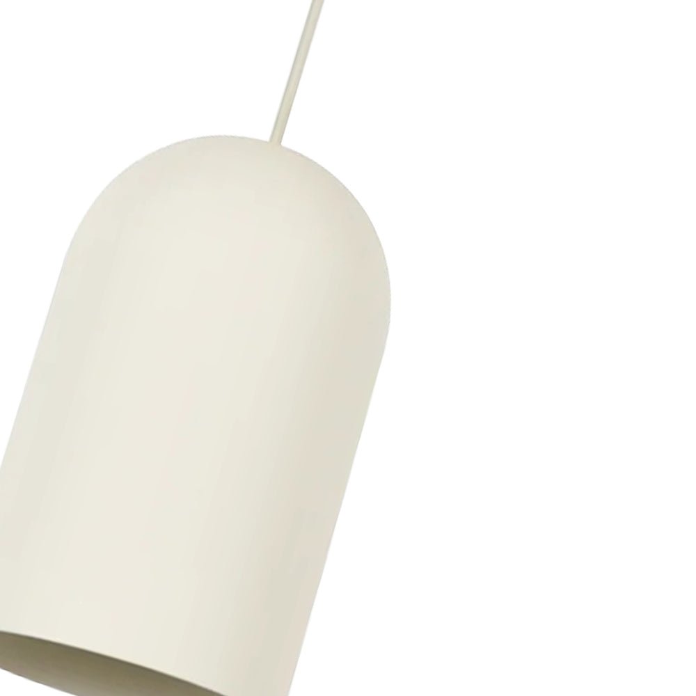 Pendantlightie-Modern 1-Light Texture Chalk Cylinder Bottle Dome Pendant Light-Pendants-White-
