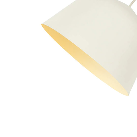 Pendantlightie-Modern 1-Light Texture Chalk Squat Dome Pendant Light-Pendants-White-