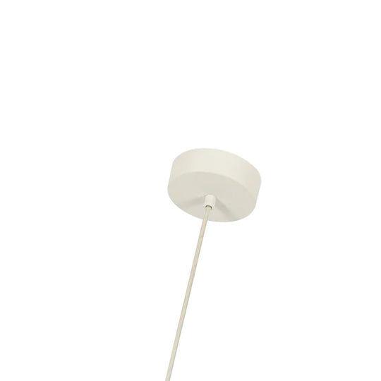 Pendantlightie-Modern 1-Light Texture Chalk Squat Dome Pendant Light-Pendants-White-