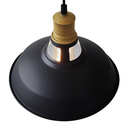 Pendantlightie-Modern Black Single Dome Light-Pendants--