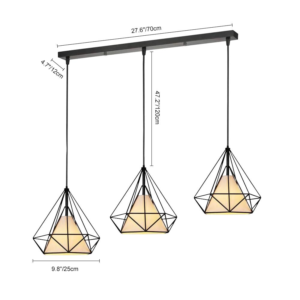 PendantLightie-Modern Cluster Geometric Pendant Light-Pendants--