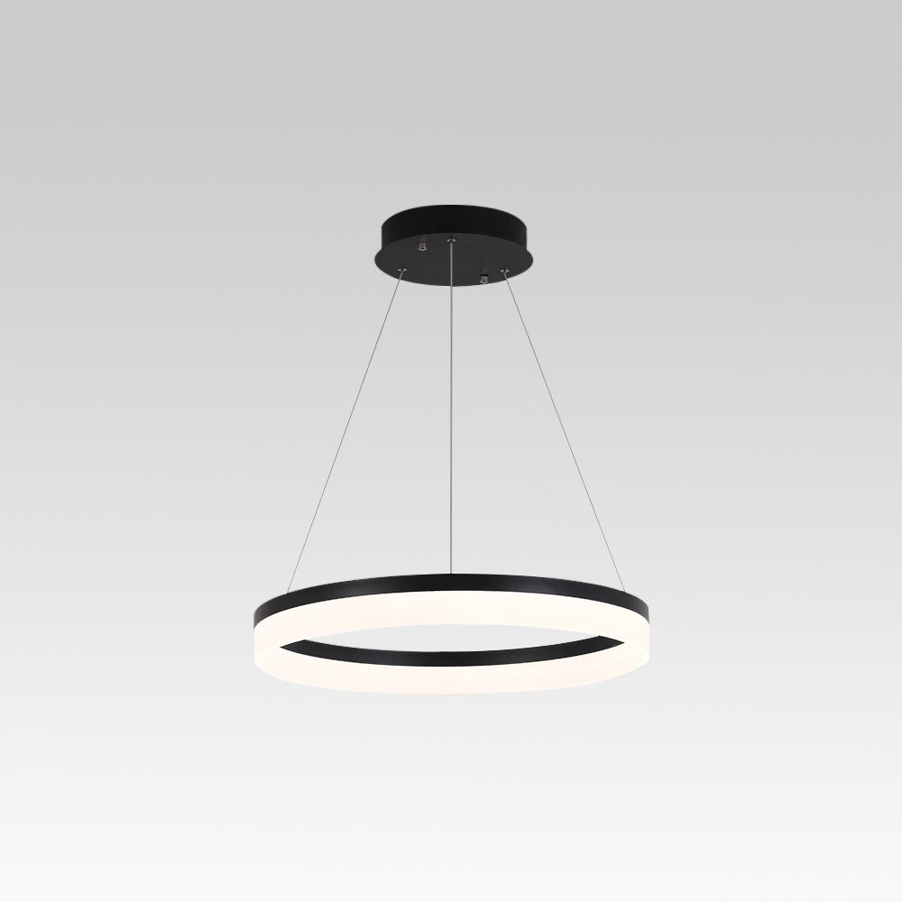 PendantLightie-Modern Minimalist Led Circle Light-Pendants-24 Inches-Cool White