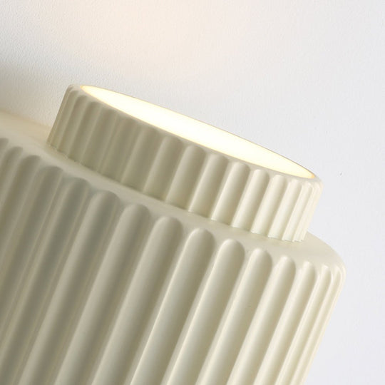 Pendantlightie-Nordic Cream Style 1-Light Cylinder Layer Wall Light-Wall Light-Green-
