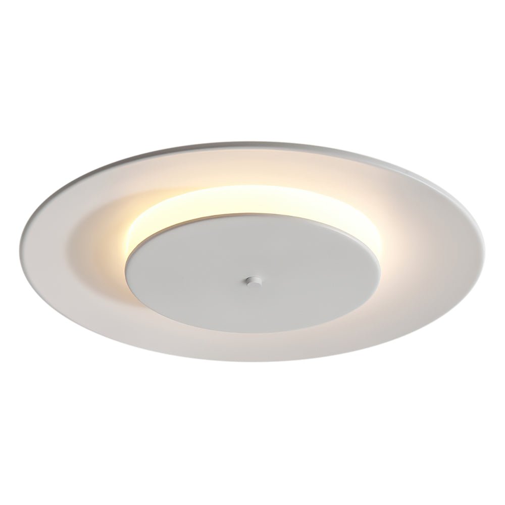 Pendantlightie-Nordic Geometric Saucer UFO-Like Led Ceiling Light-Flush Mount-Cool White Light-Gold