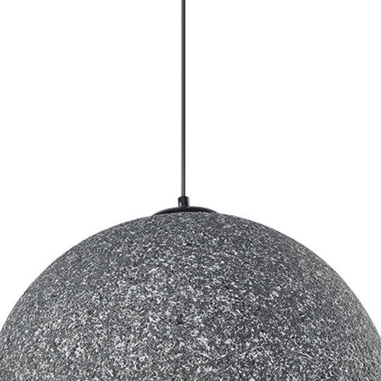 Pendantlightie-Nordic Handmade 1-Light Speckled Dome Wabi Sabi Pendant-Pendants-Light Gray-