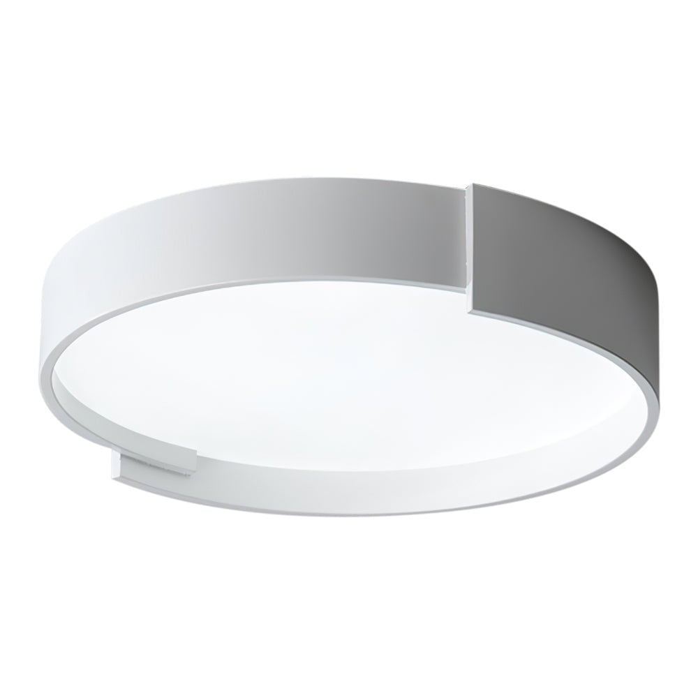 Pendantlightie-Nordic Simplicity Round Led Ceiling Light For Bedroom Living Room-Flush Mount-Cool White Light-White