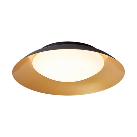 Pendantlightie-Simple Bowl Led Flush Mount Ceiling Light With Acrylic Diffuser-Flush Mount-Cool White Light-