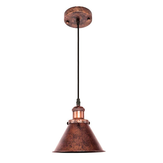 Pendantlightie-Single Rustic Copper Pendant Lighting-Pendants--