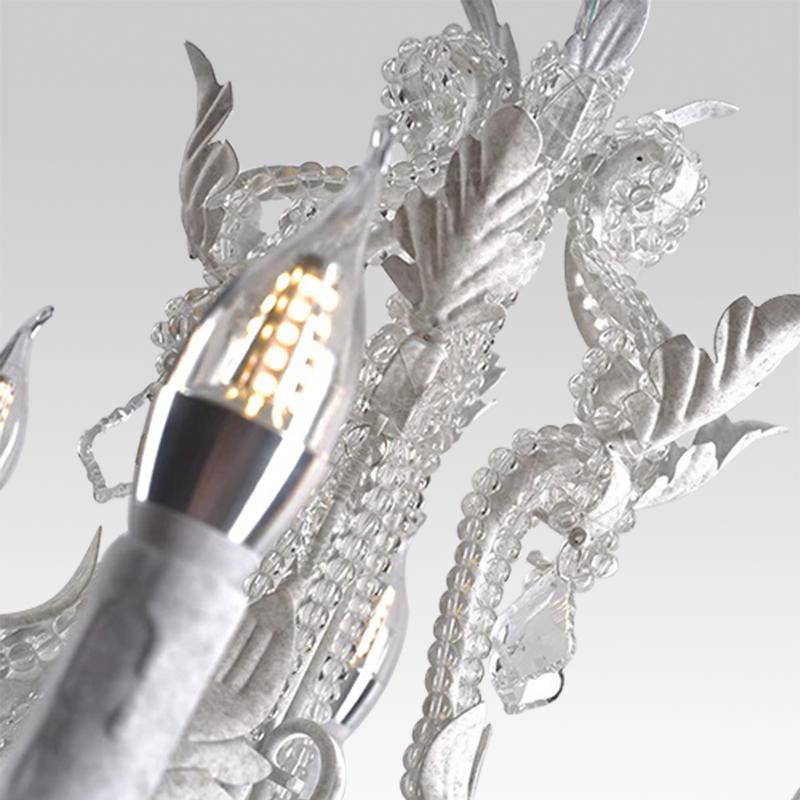 Pendantlightie-Vintage Luxury Crystal Chandelier-Chandeliers-White-