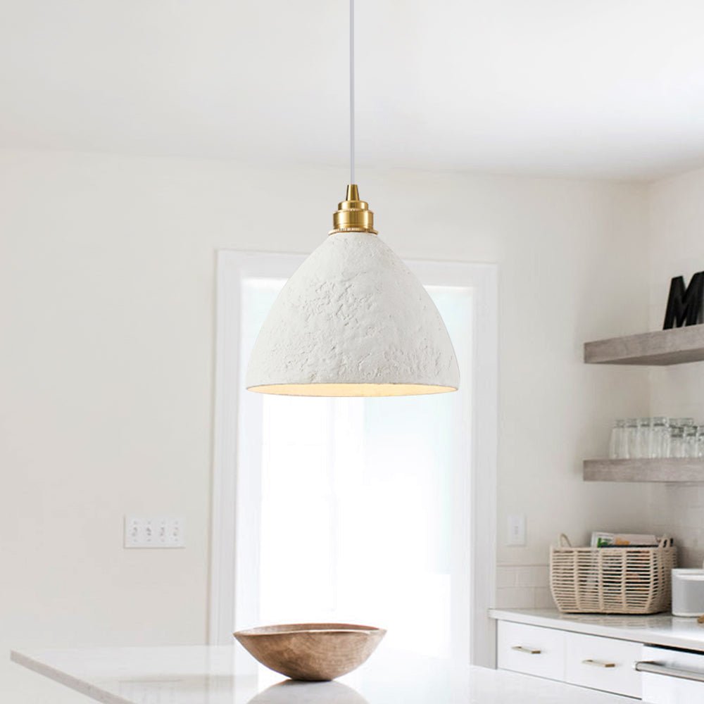 Pendantlightie-Wabi Sabi 1-Light Ceramic Pendant For Kitchen Island Bedside-Pendants-Bell-