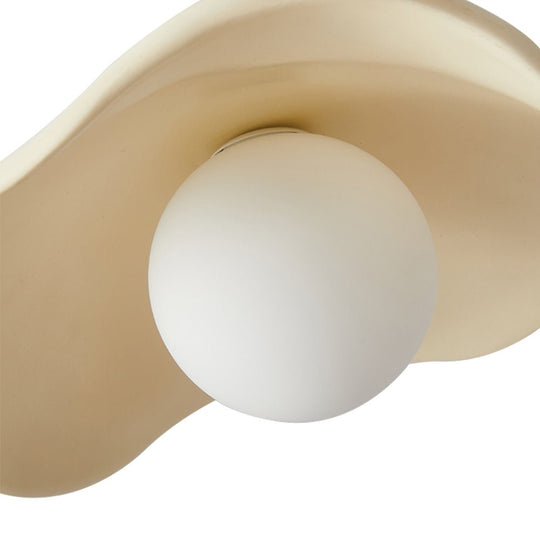 Pendantlightie-Wabi Sabi 1-Light Hat Resin Pendant Light-Pendants-Beige-