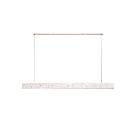 Pendantlightie-Wabi Sabi Linear Resin Long Led Pendant Light-Pendants-White-35.4 in (90 cm)